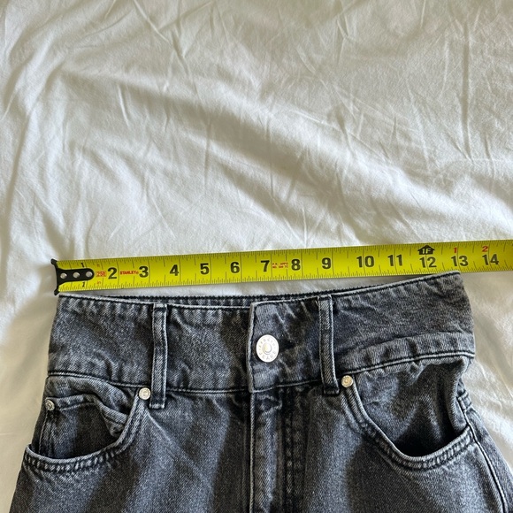 Sandro women’s high rise jeans in gray/black - Picture 10 of 10